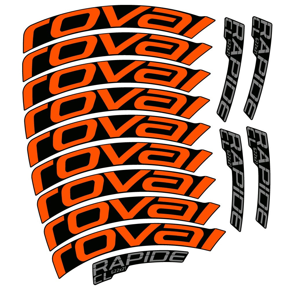Roval Rapide CL Pegatinas en vinilo adhesivo Llanta Carretera (1)
