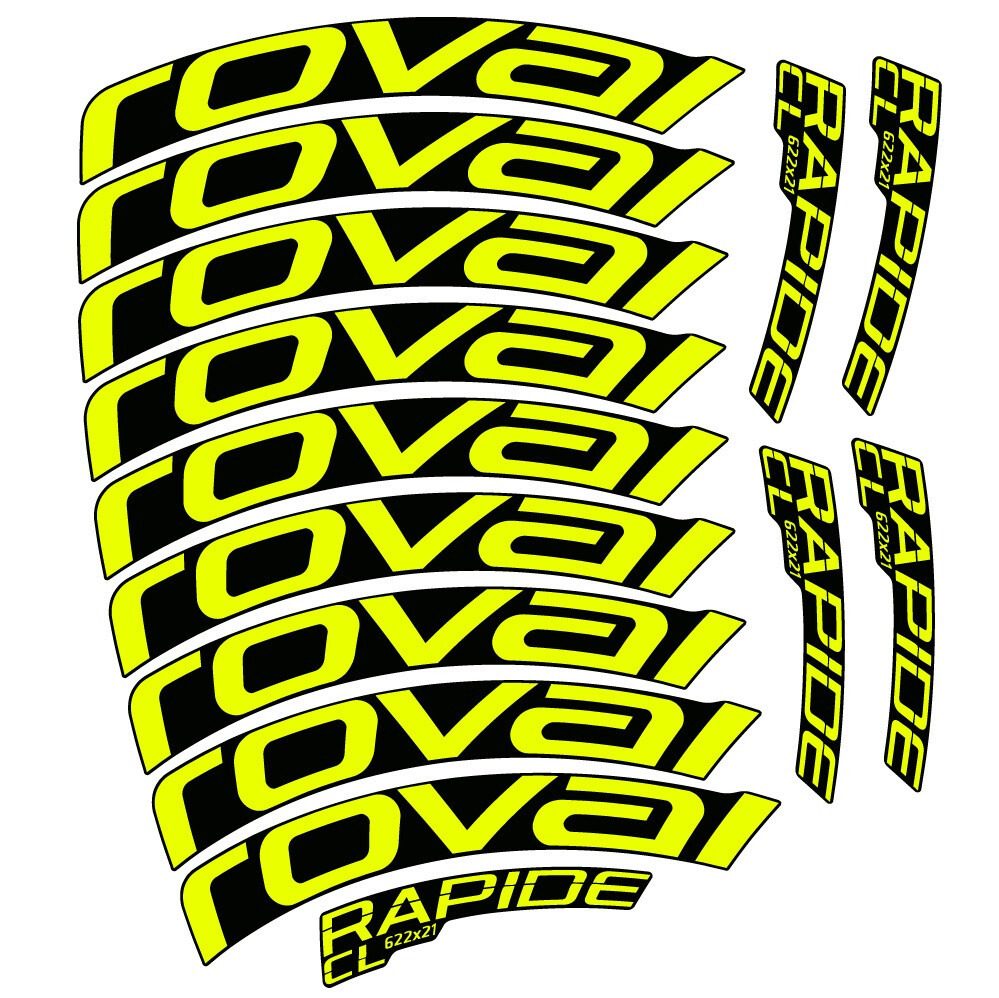 Roval Rapide CL Pegatinas en vinilo adhesivo Llanta Carretera (2)