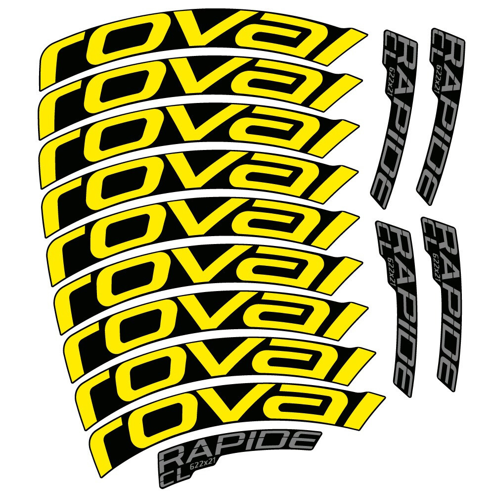 Roval Rapide CL Pegatinas en vinilo adhesivo Llanta Carretera (3)