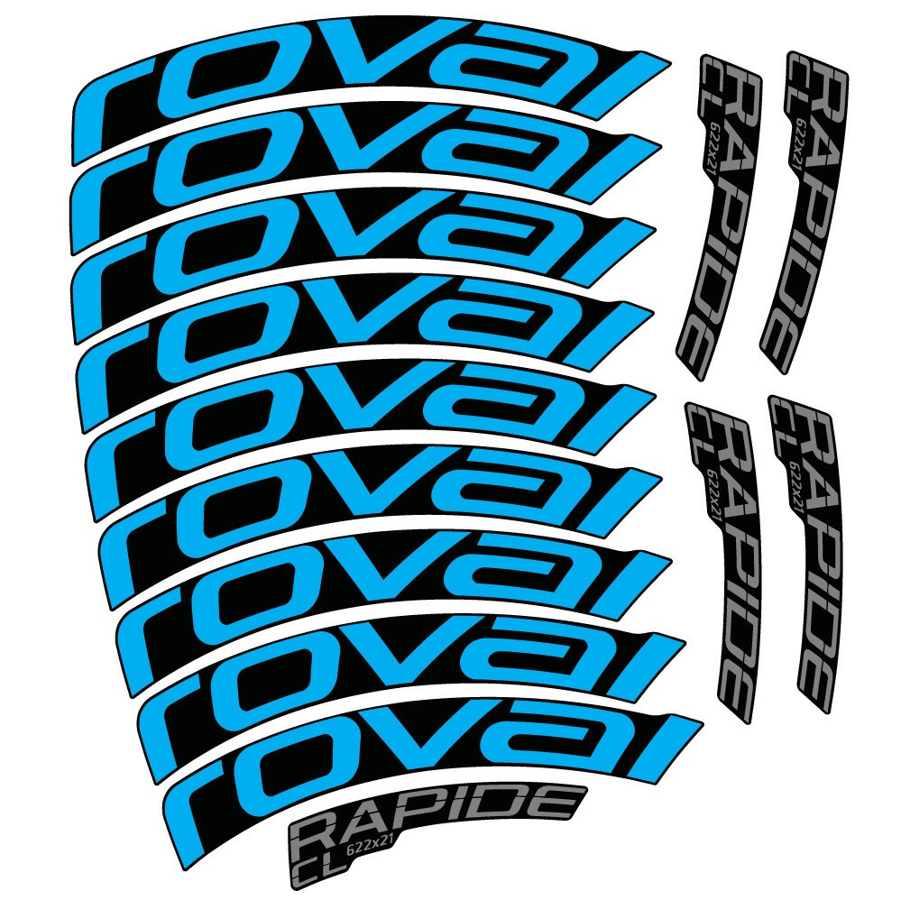 Roval Rapide CL Pegatinas en vinilo adhesivo Llanta Carretera (4)
