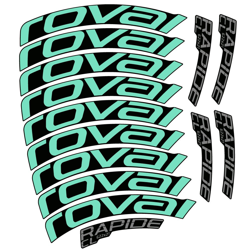 Roval Rapide CL Pegatinas en vinilo adhesivo Llanta Carretera (9)