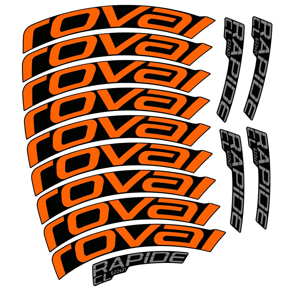 Roval Rapide CL Pegatinas en vinilo adhesivo Llanta Carretera (11)