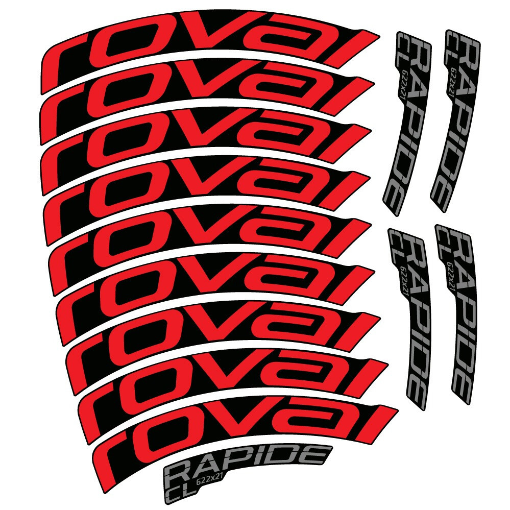 Roval Rapide CL Pegatinas en vinilo adhesivo Llanta Carretera (19)
