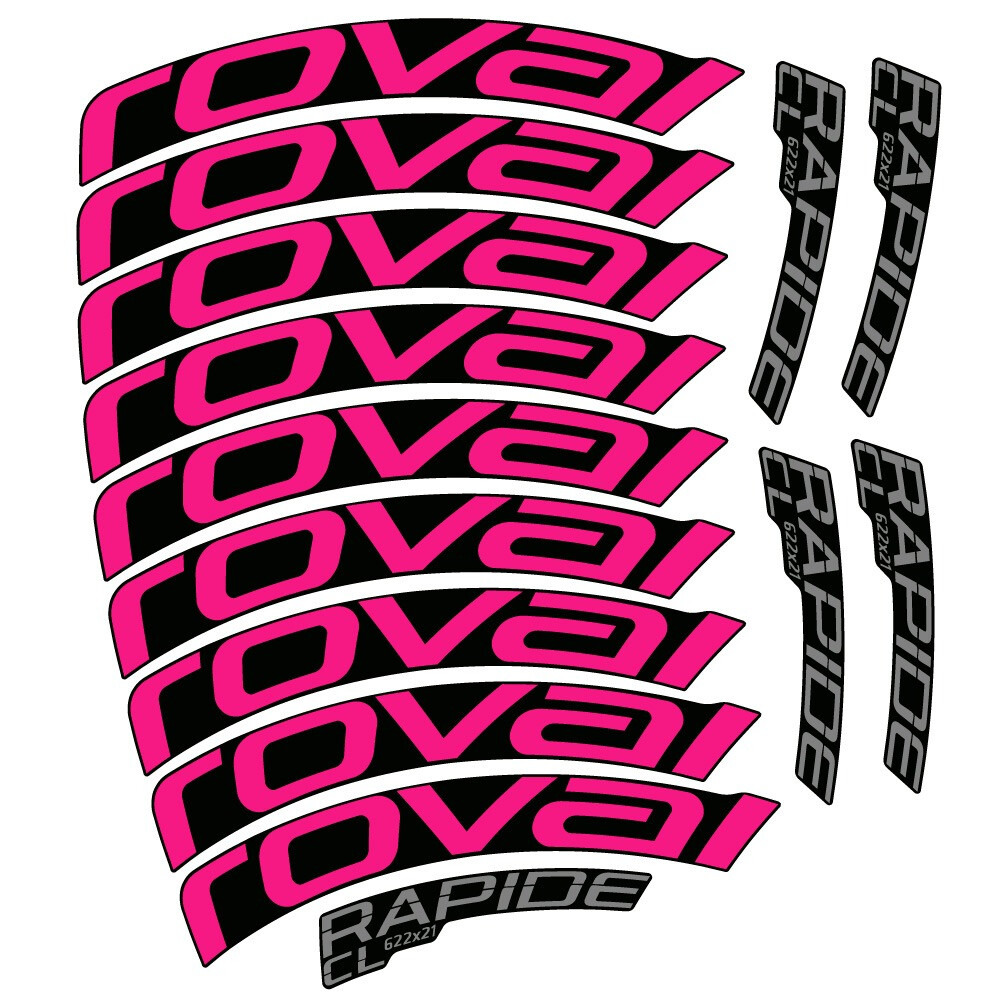 Roval Rapide CL Pegatinas en vinilo adhesivo Llanta Carretera (21)