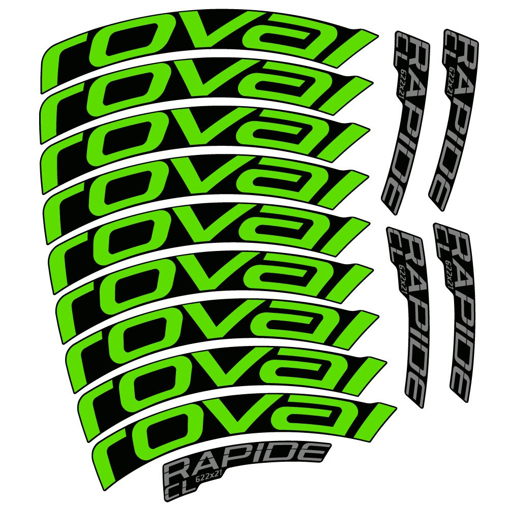 Roval Rapide CL Pegatinas en vinilo adhesivo Llanta Carretera (24)