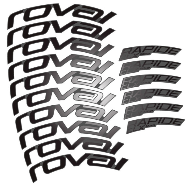 Roval Rapide CLX 2 Pegatinas en vinilo adhesivo Llantas perfil 51+60mm (12)