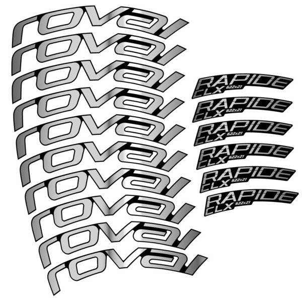 Roval Rapide CLX 2 Pegatinas en vinilo adhesivo Llantas perfil 51+60mm (16)
