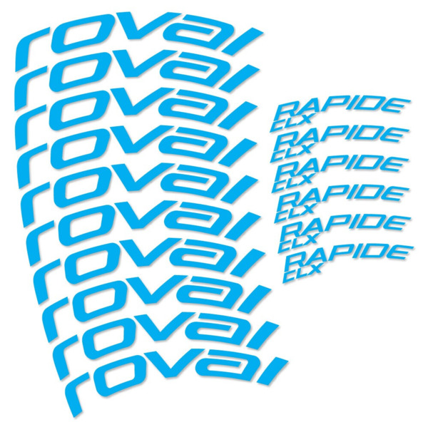 Roval Rapide CLX 2 Pegatinas en vinilo adhesivo Llantas perfil 51+60mm (4)