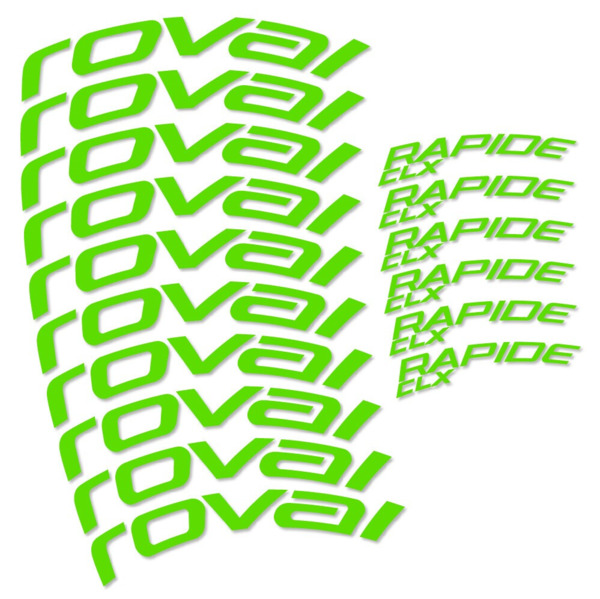 Roval Rapide CLX 2 Pegatinas en vinilo adhesivo Llantas perfil 51+60mm (24)