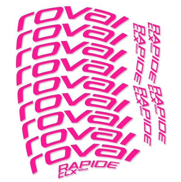Roval Rapide CLX Pegatinas en vinilo adhesivo Llanta Carretera 50mm (20)