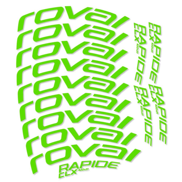 Roval Rapide CLX Pegatinas en vinilo adhesivo Llanta Carretera 50mm (24)