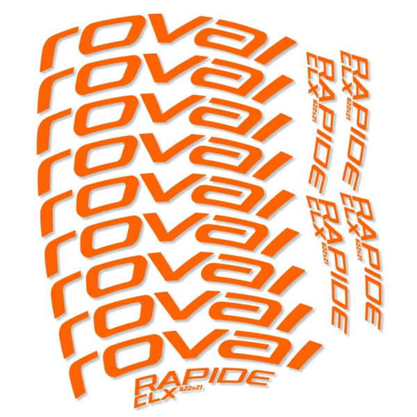 Roval Rapide CLX Pegatinas en vinilo adhesivo Llanta Carretera 50mm (11)