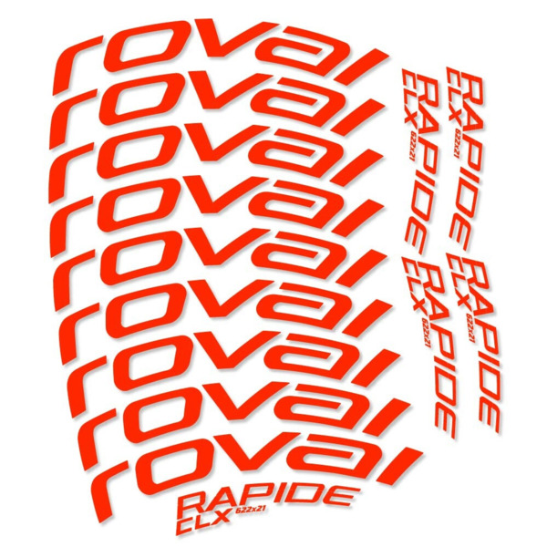 Roval Rapide CLX Pegatinas en vinilo adhesivo Llanta Carretera 50mm (18)