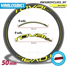 Roval Rapide CLX50 pegatinas en vinilo adhesivos llantas perfil 50mm