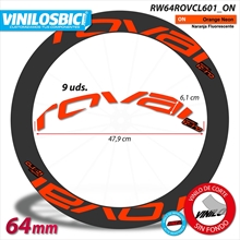 Roval Rapide CL64 vinilos adhesivos llanta perfil 64mm