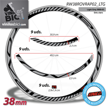 Roval Rapide pegatinas en vinilo adhesivos
