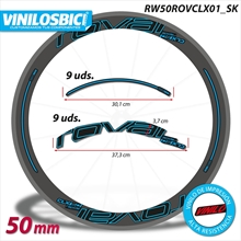 Roval Rapide CLX50 pegatinas en vinilo adhesivos llantas perfil 50mm