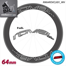 Roval Rapide CLX64 vinilos adhesivos llanta perfil 64mm
