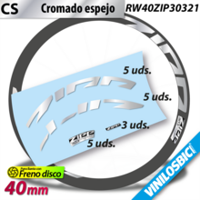 Zipp 303 Firecrest Disc 2021 Pegatinas en vinilo adhesivo Llanta
