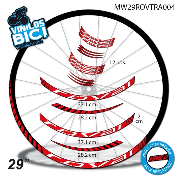 Roval Traverse 29" Vinilos