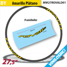 Pegatinas en vinilo adhesivo Compatible con llantas Roval Alloy DH 2020