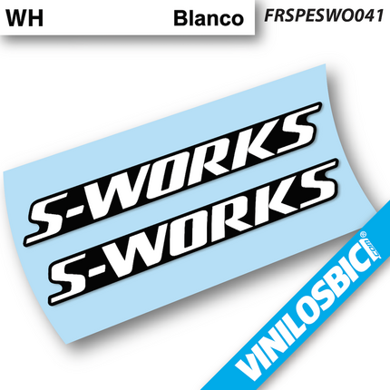 Pegatinas para Cuadro S-Works en vinilo adhesivo stickers graphics calcas adesivi autocollants