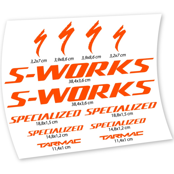 S-Works Tarmac Pegatinas en vinilo adhesivo Cuadro (10)