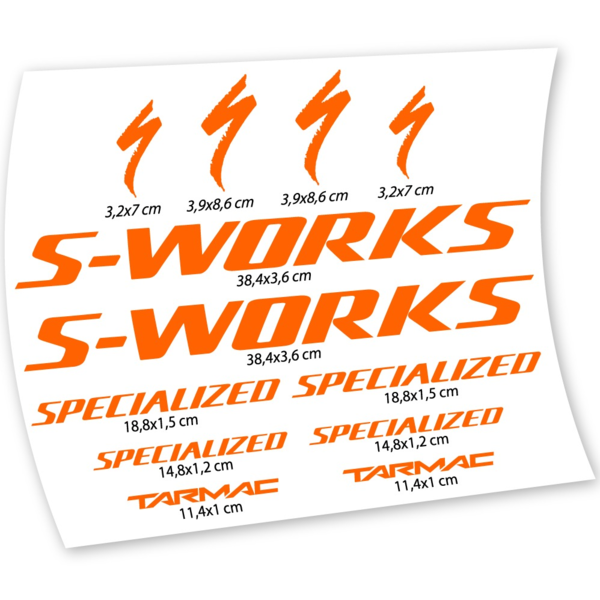 S-Works Tarmac Pegatinas en vinilo adhesivo Cuadro (11)