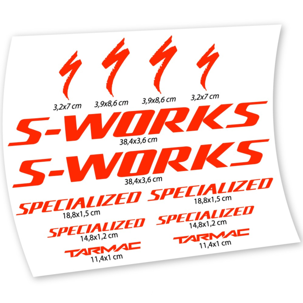 S-Works Tarmac Pegatinas en vinilo adhesivo Cuadro (18)