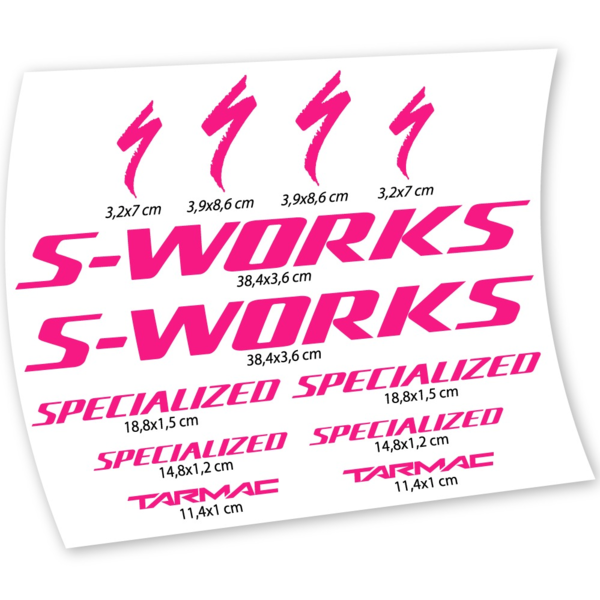 S-Works Tarmac Pegatinas en vinilo adhesivo Cuadro (21)