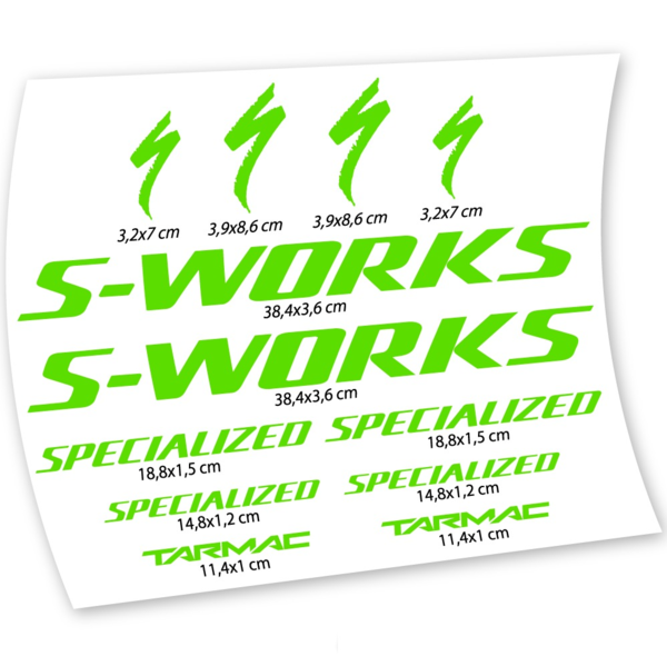 S-Works Tarmac Pegatinas en vinilo adhesivo Cuadro (24)