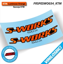 S-Works pegatinas en vinilo adhesivo para cuadro