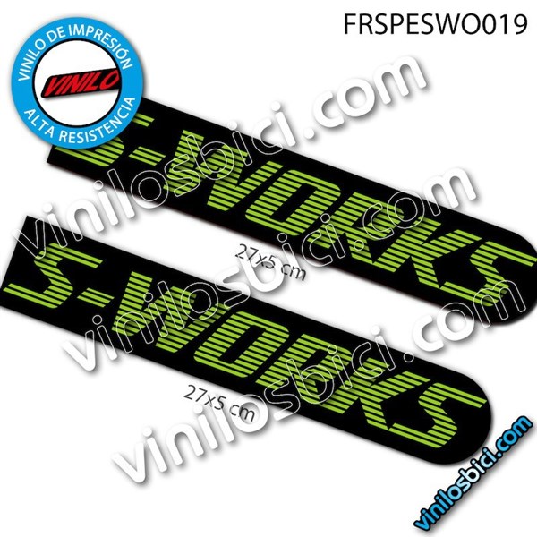 S-Works vinilos para barra diagonal