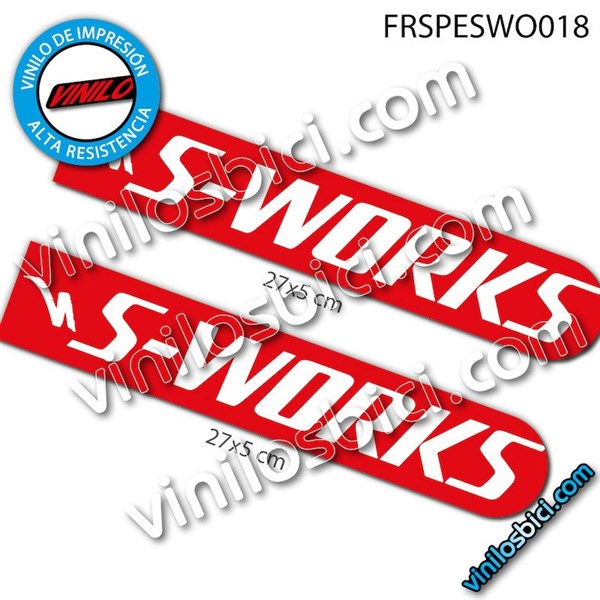 S-Works vinilos para barra diagonal