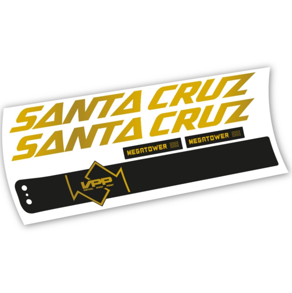 Santa Cruz Megatower CC 2020 Pegatinas en vinilo adhesivo Cuadro (12)
