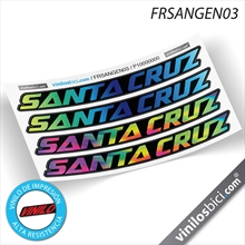 Santa Cruz pegatinas vinilo adhesivo cuadro