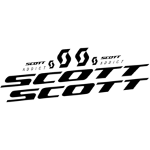 Scott Addict Genérico Pegatinas en vinilo adhesivo Cuadro IMPORTANTE: NO COINCIDE CON LETRAS EXISTENTES
