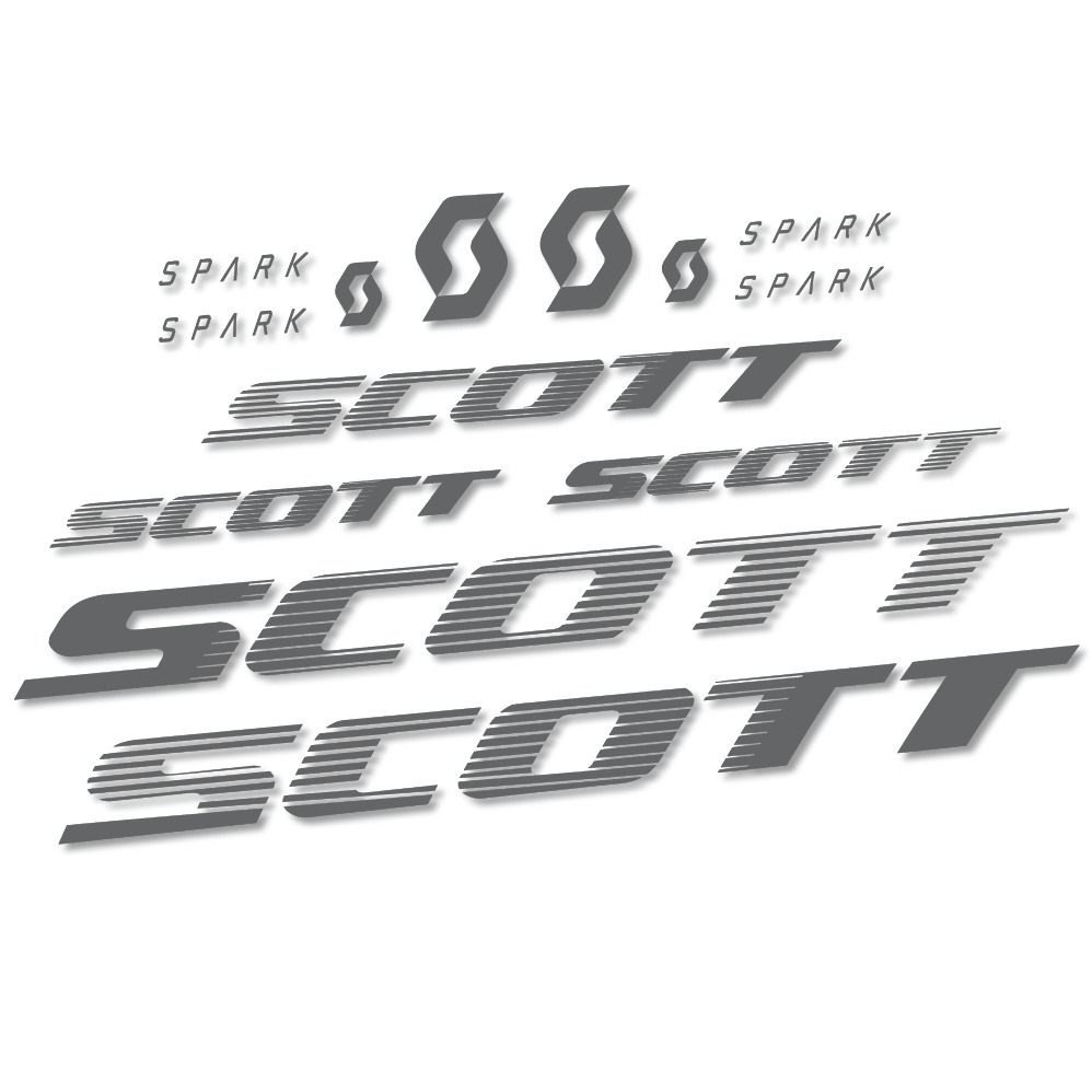 Scott Spark RC 2022 Pegatinas en vinilo adhesivo Cuadro, SIN FONDO (No coincide con letras existentes) (7)