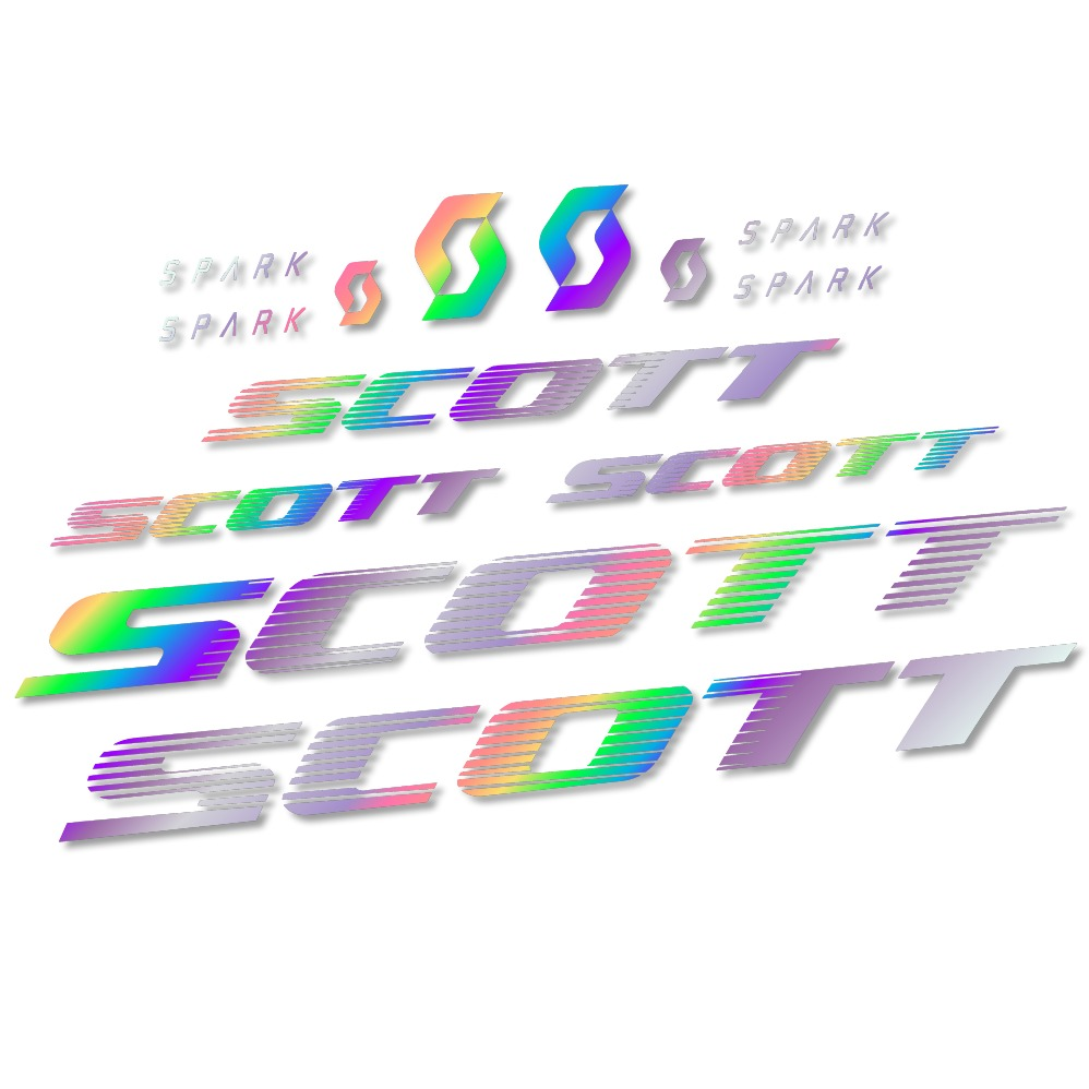 Scott Spark RC 2022 Pegatinas en vinilo adhesivo Cuadro, SIN FONDO (No coincide con letras existentes) (8)