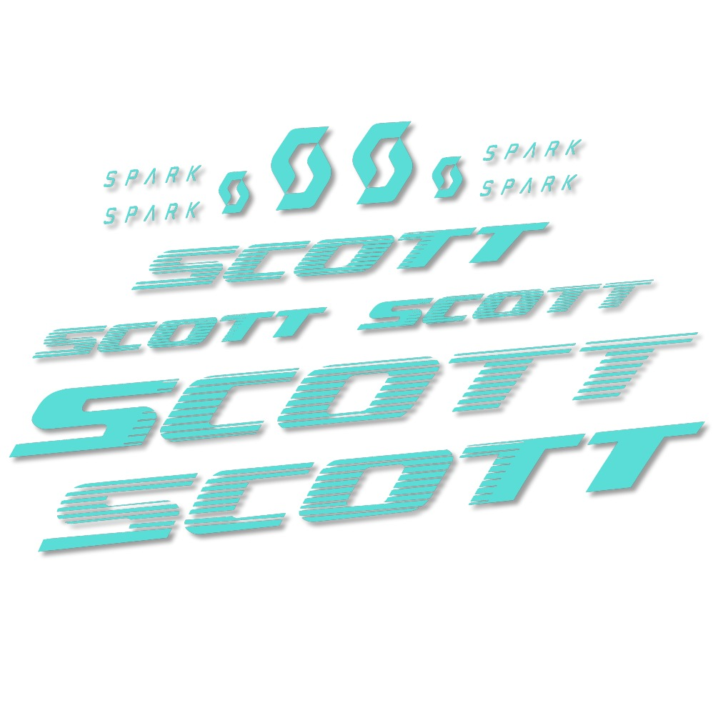 Scott Spark RC 2022 Pegatinas en vinilo adhesivo Cuadro, SIN FONDO (No coincide con letras existentes) (22)