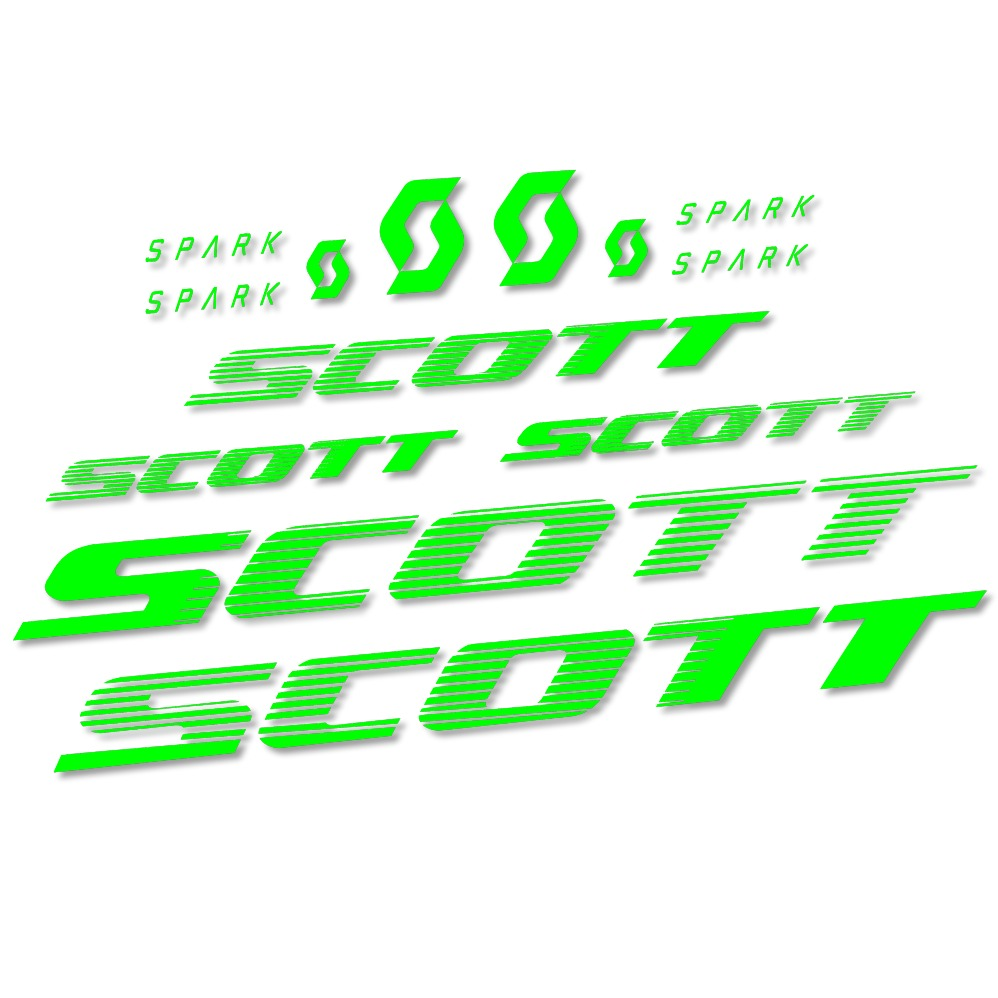 Scott Spark RC 2022 Pegatinas en vinilo adhesivo Cuadro, SIN FONDO (No coincide con letras existentes) (23)