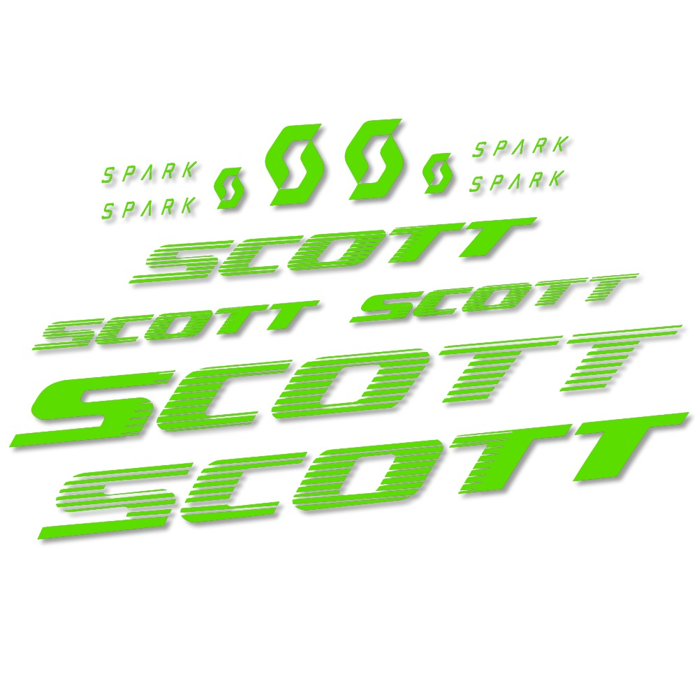 Scott Spark RC 2022 Pegatinas en vinilo adhesivo Cuadro, SIN FONDO (No coincide con letras existentes) (24)
