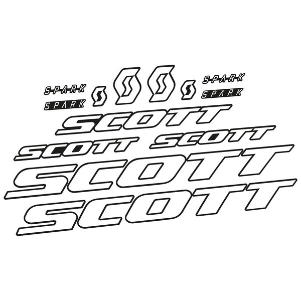 Scott Spark RC 2022 Pegatinas en vinilo adhesivo Cuadro