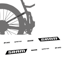 Scott Spark RC WC Sram DT Swiss Maxxis Syncross Pegatinas en vinilo adhesivo basculante