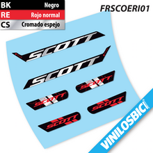 Scott Strike e-Ride 910 vinilos adhesivos cuadro