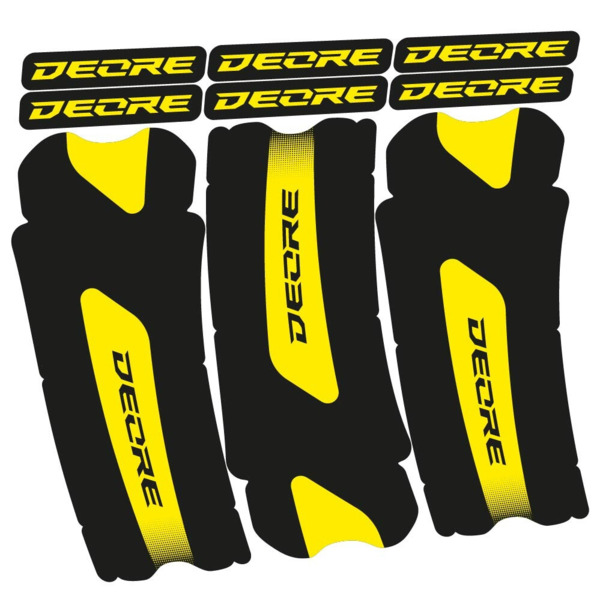 Shimano Deore Pegatinas en vinilo adhesivo Bielas (3)