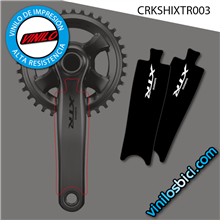 Shimano XTR vinilo adhesivo para bielas