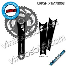 Shimano Deore XT vinilos para bielas