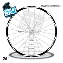 Shimano XTM775 26" vinilos