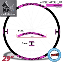 Shimano RX31 pegatinas vinilo adhesivo llantas 29"